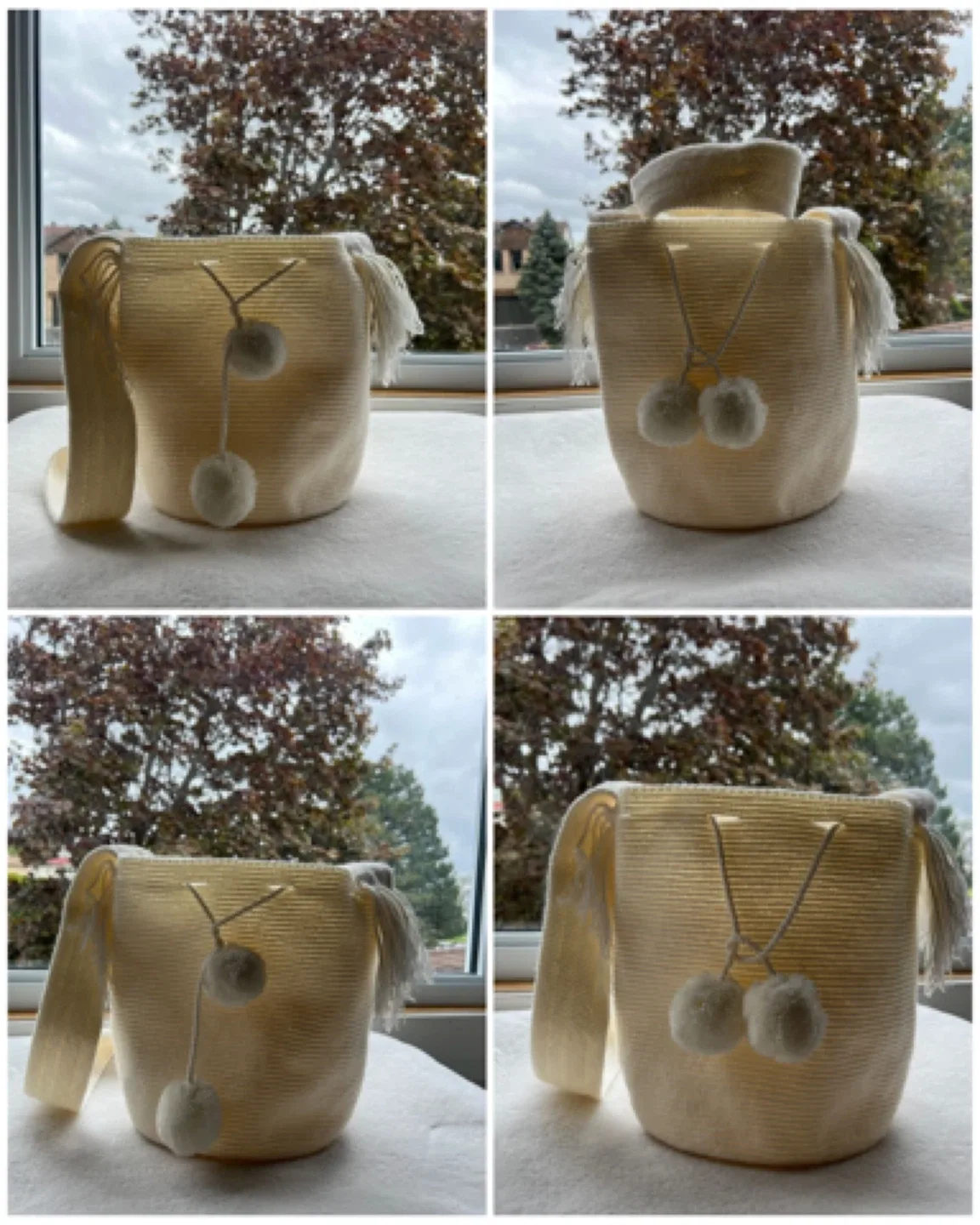 Handmade Wayuu Mochila Bucket Bag