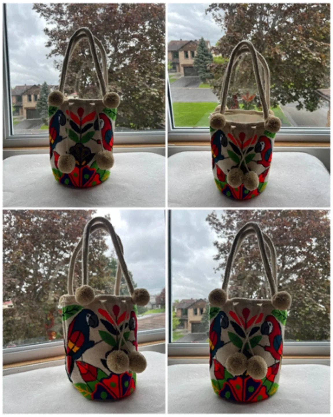 Handmade Wayuu Mochila Bucket Bag image indicator(2)