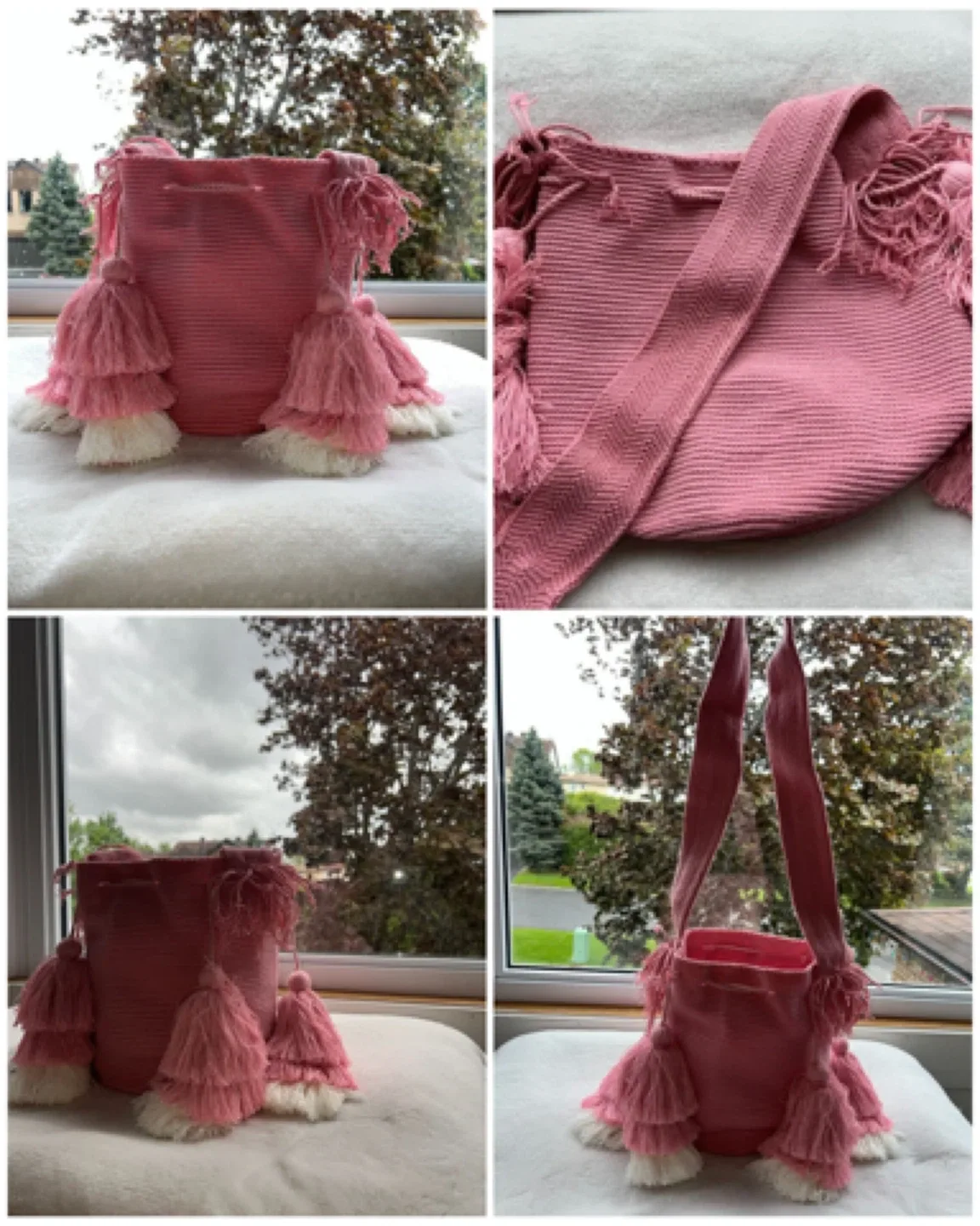 Handmade Wayuu Mochila Bucket Bag image indicator(4)
