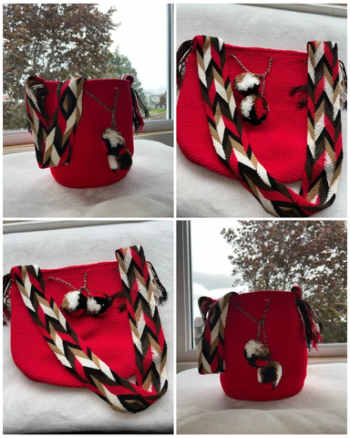 Handmade Wayuu Mochila Bucket Bag image indicator(5)