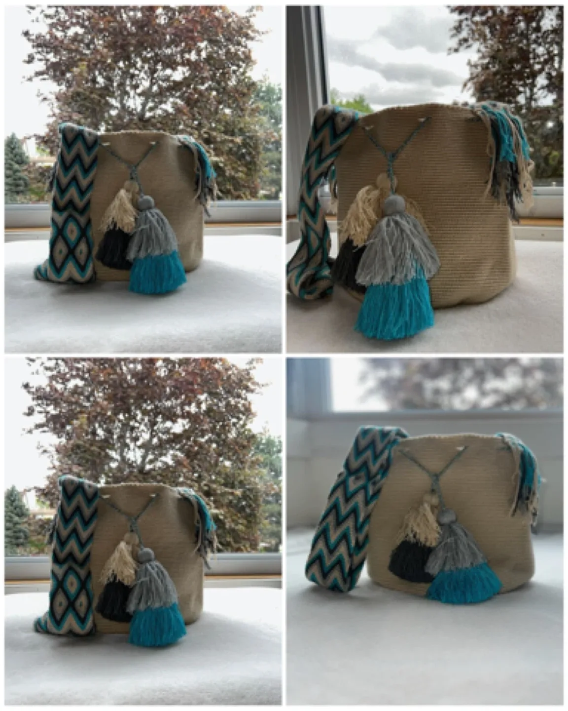 Handmade Wayuu Mochila Bucket Bag image indicator(8)