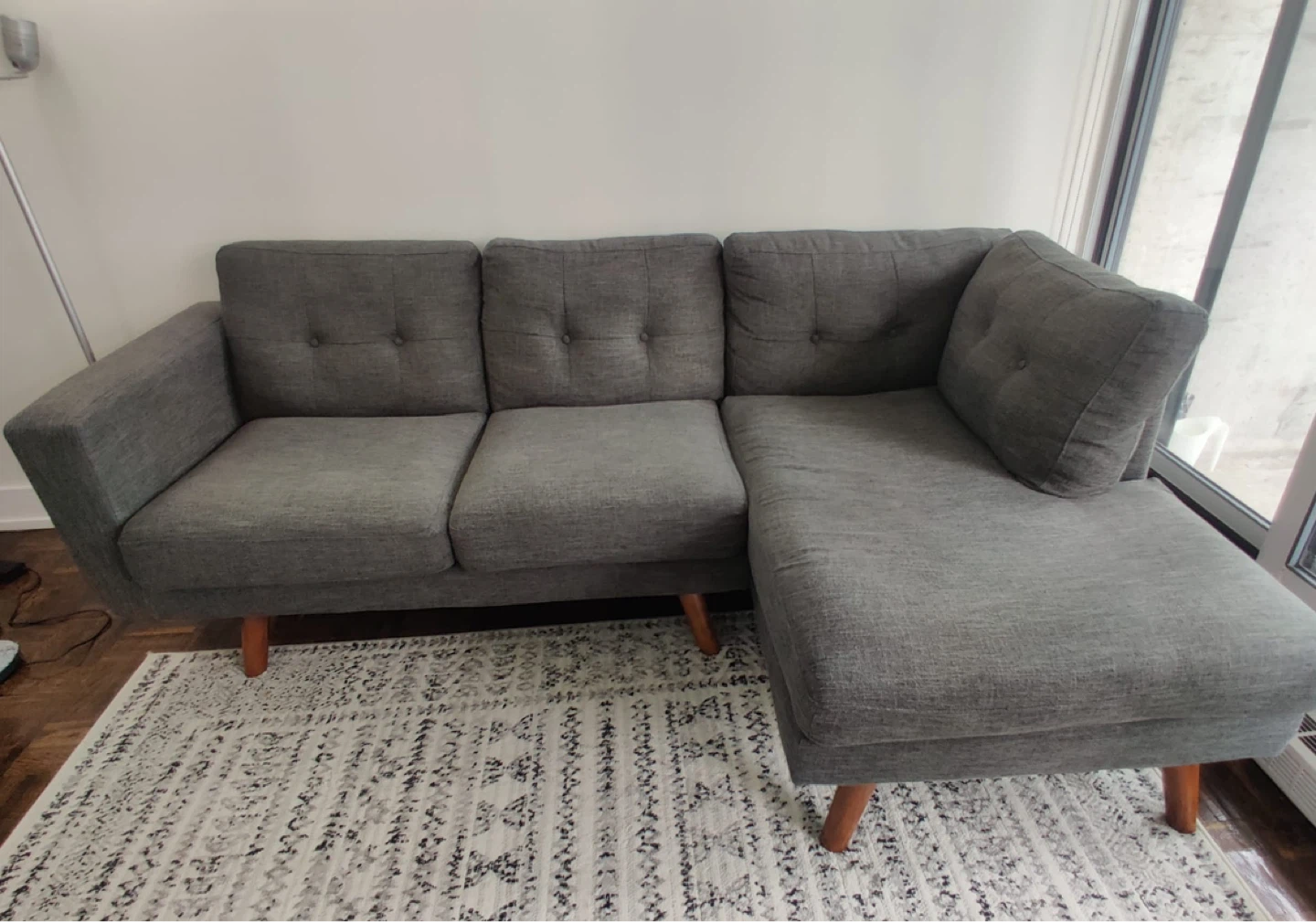 Grey Sectional Sofa - photo 2