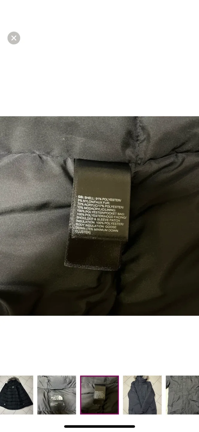 The North Face Black Parka - Size L image indicator(6)