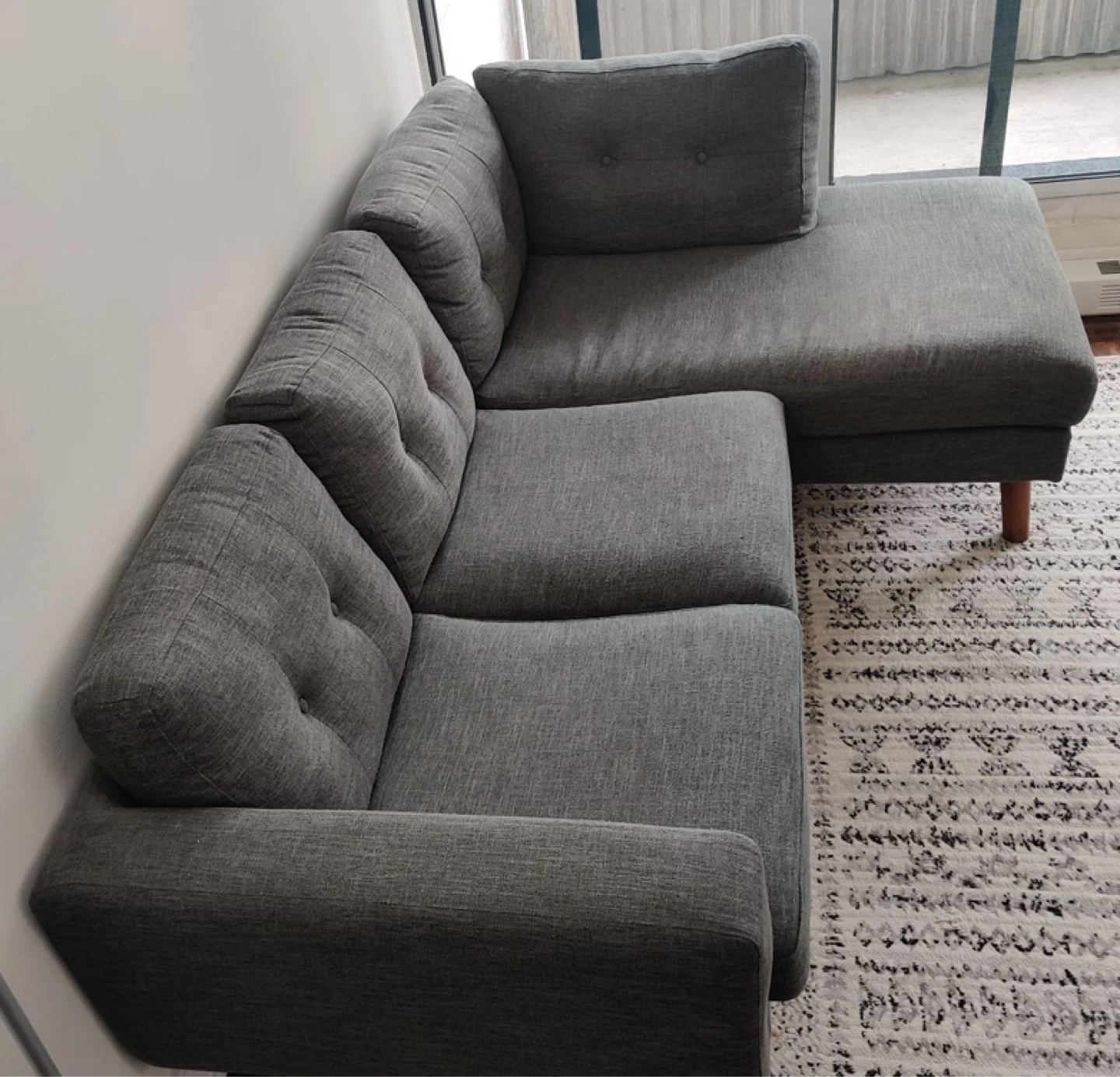 Grey Sectional Sofa - photo 3