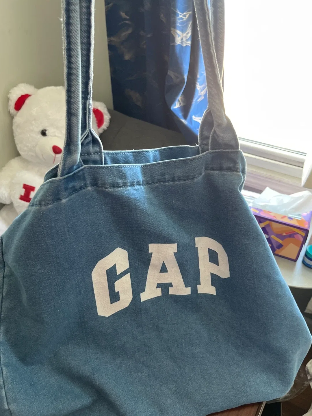 GAP Denim Tote Bag image indicator(3)