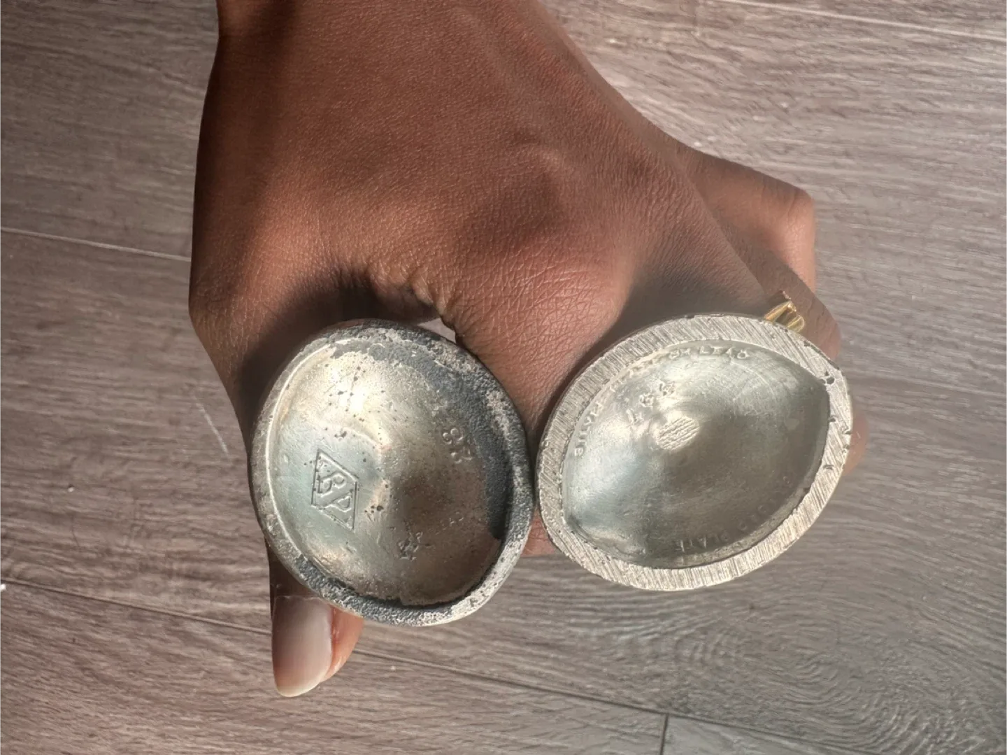 Vintage Silver Salt and Pepper Shakers image indicator(4)