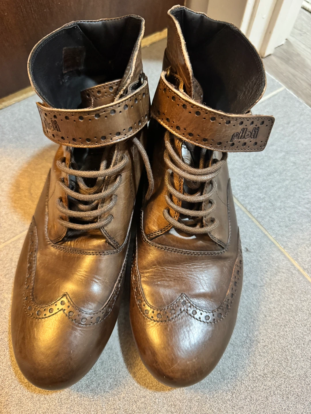 Suixstil Piloti Campione Brown Leather Boots - photo 4