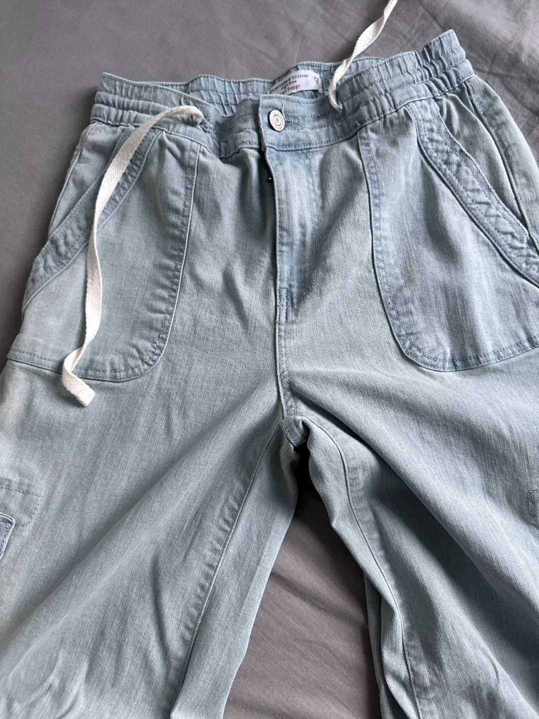Bluenotes ID Denim High Rise Cargo Baggy Pants XS - photo 3