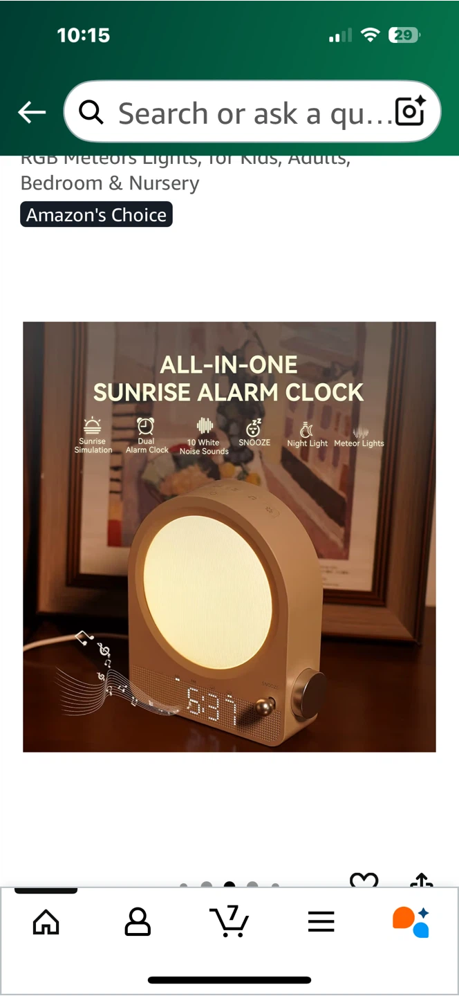 Vivilumens Sunrise Alarm Clock - photo 2