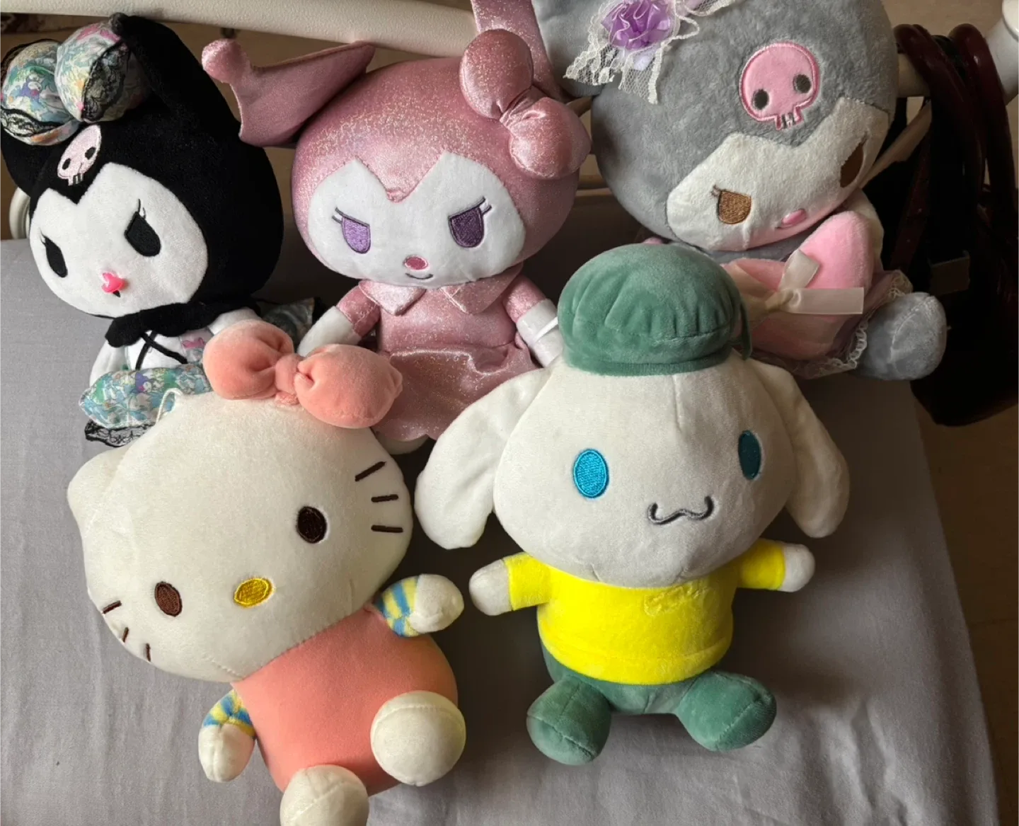 Sanrio Plush Toys - Hello Kitty, Kuromi