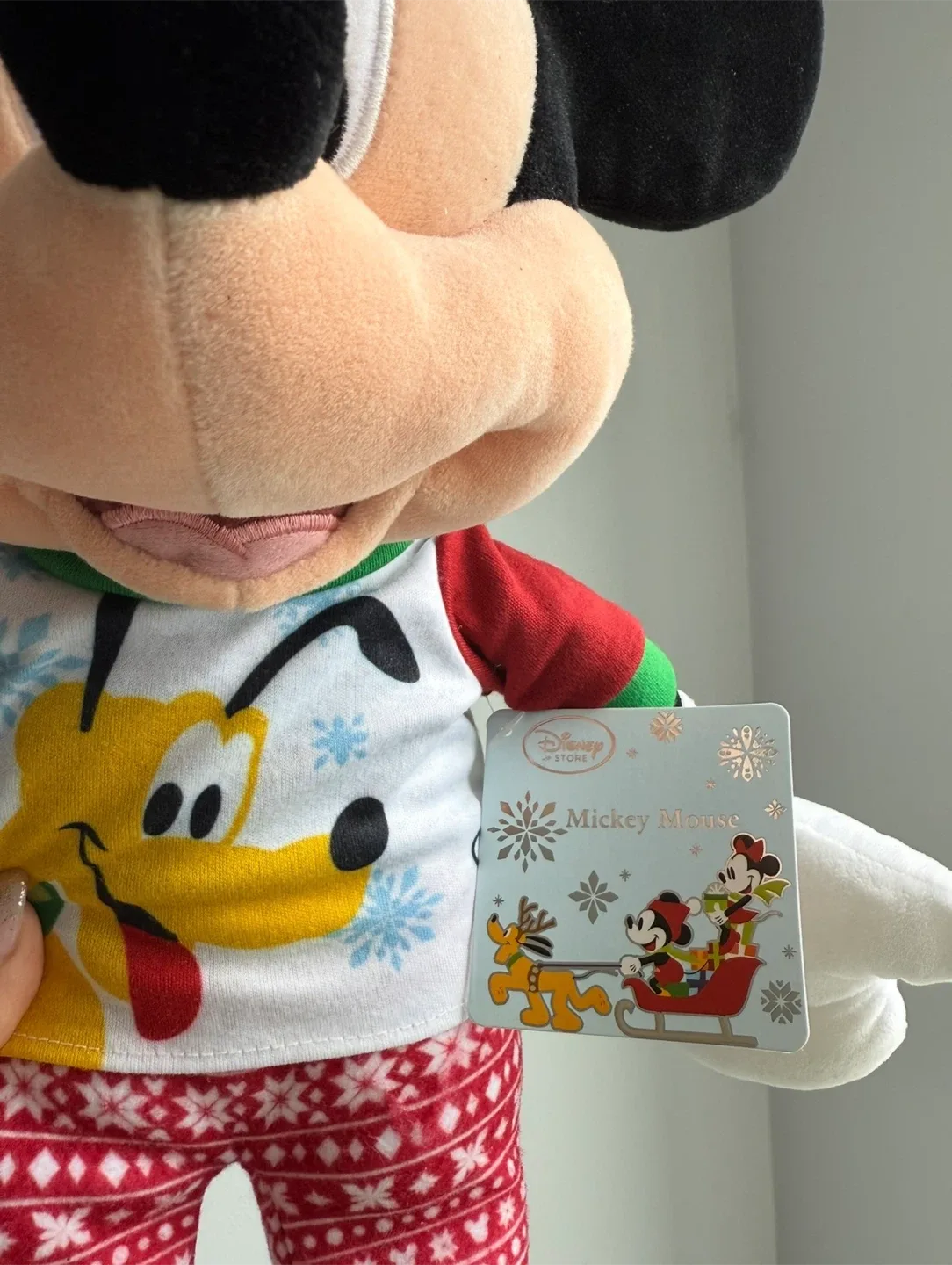 New Disney Store Mickey Mouse Christmas Plush image indicator(2)