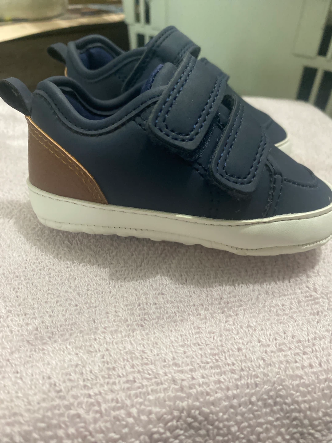 Navy Blue Baby Sneakers - Size 3 - photo 2
