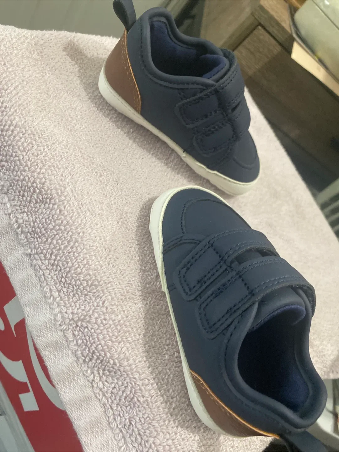 Navy Blue Baby Sneakers - Size 3 image indicator(3)