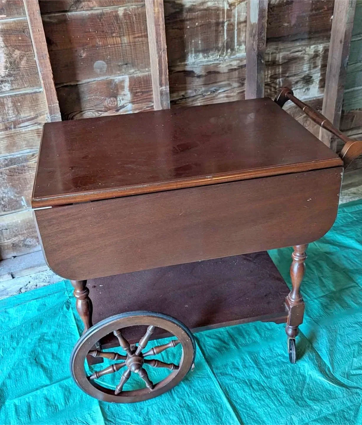 Knechtel Quality Furniture Antique Tea Cart image indicator(2)