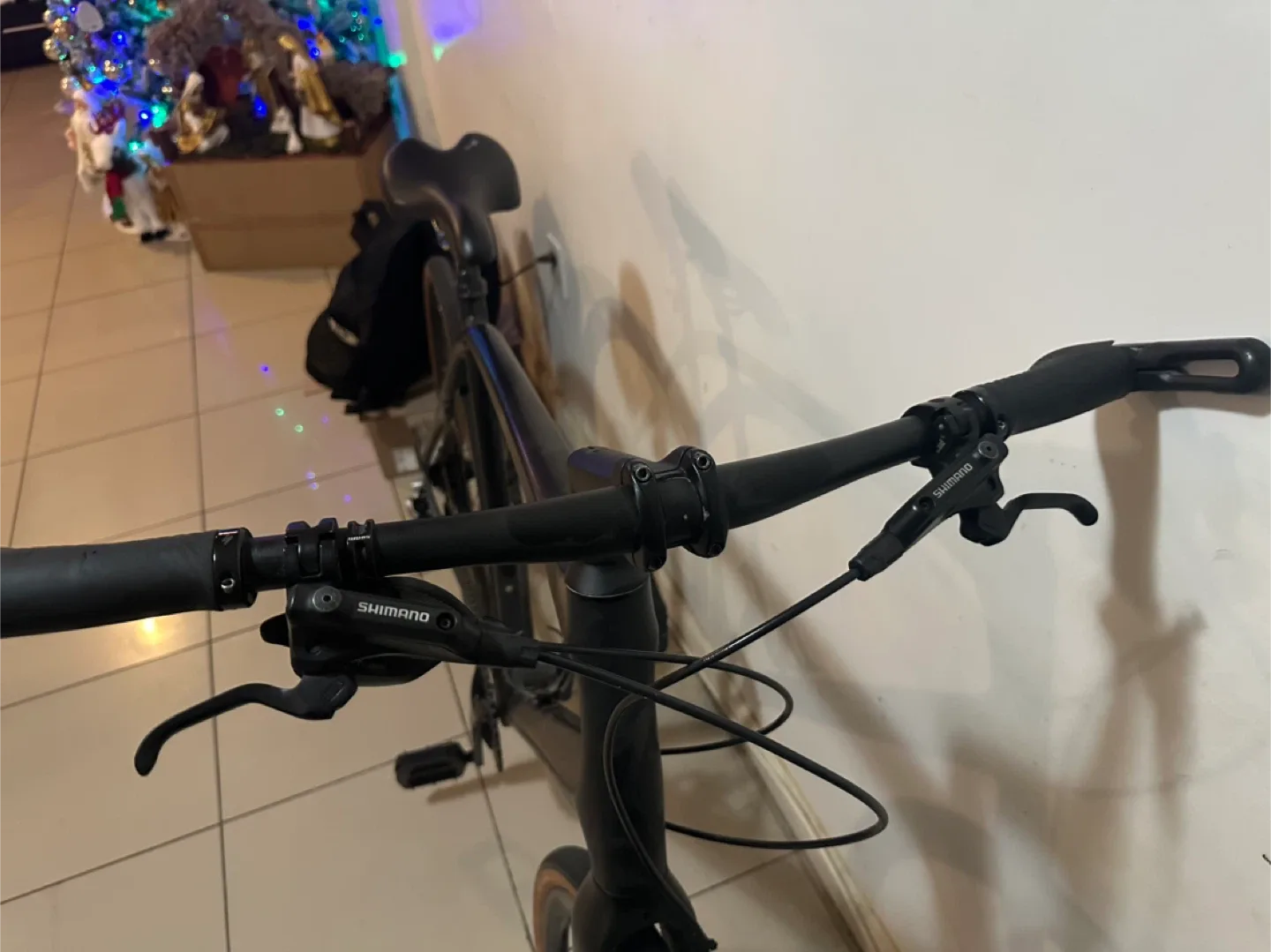 Carbon fiber bicycle, matte black, good price image indicator(2)