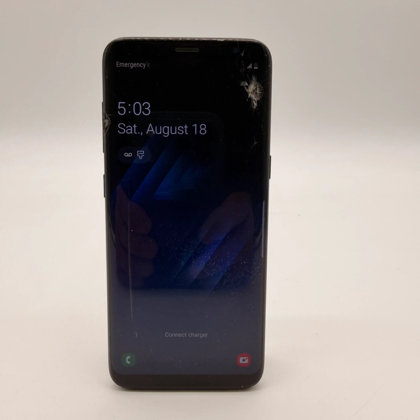 Samsung Galaxy S8 – 64GB – Cracked Screen & Back – Works
