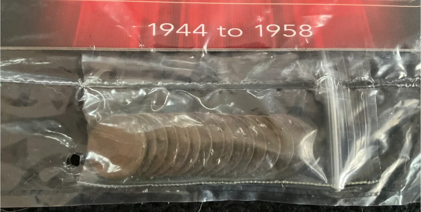 Last 15 Years of Lincoln Wheat Pennies (1944-1958) image indicator(2)