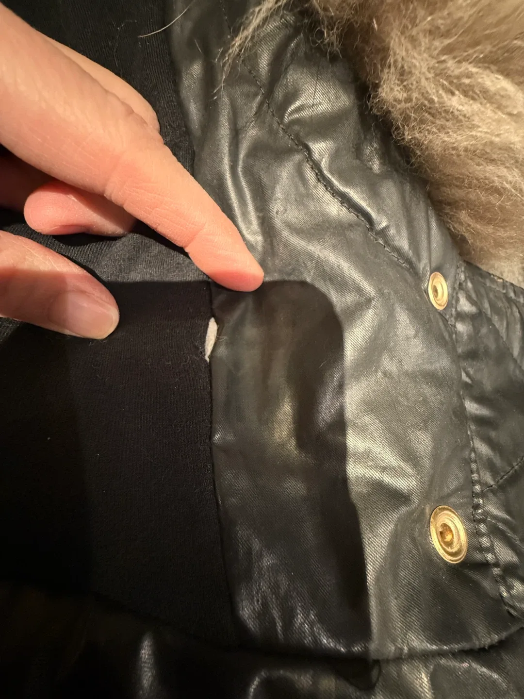SAM - waxed parka -S image indicator(7)