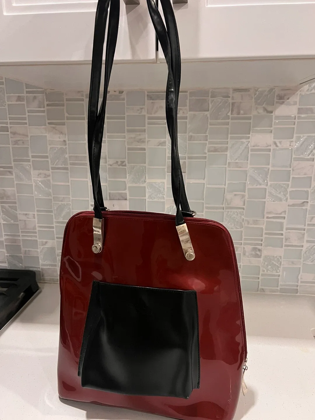 Beijo Red & Black Shoulder Bag/Backpack image indicator(5)