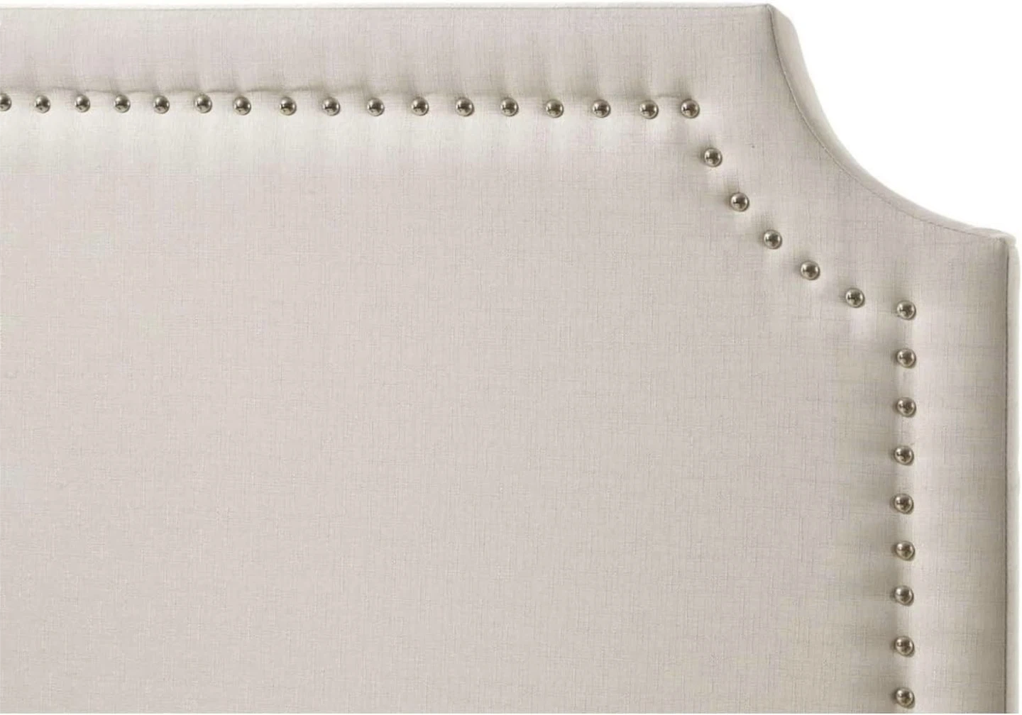 Upholstered Platform Bed with Nailhead Trim - photo 2
