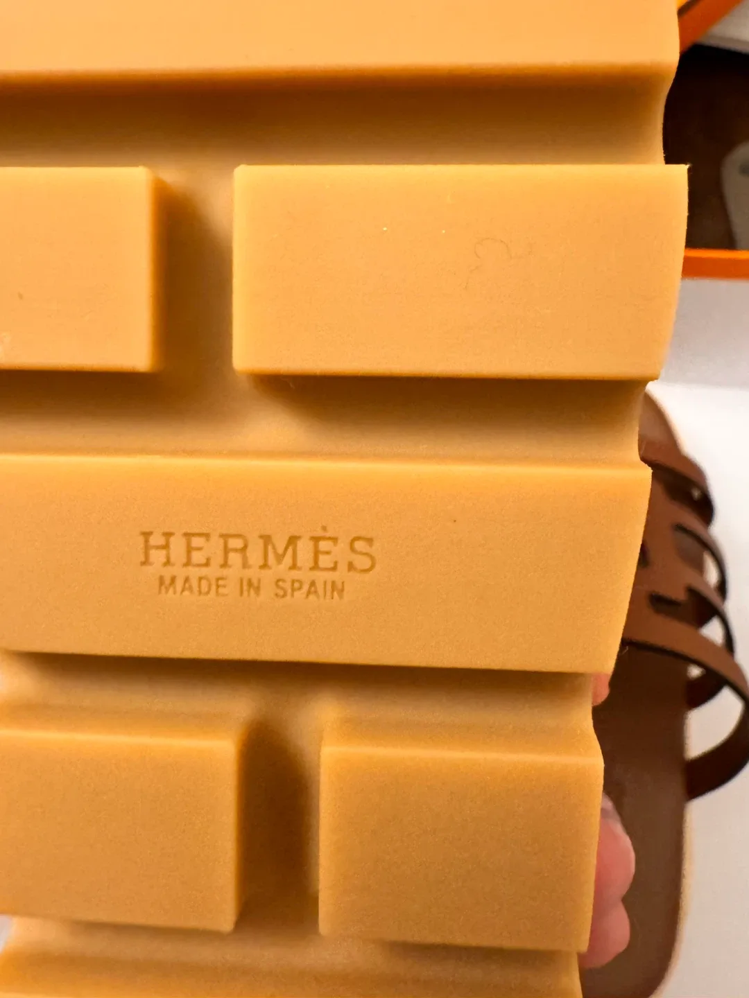 Hermès Brown Leather Oran Sandals image indicator(7)