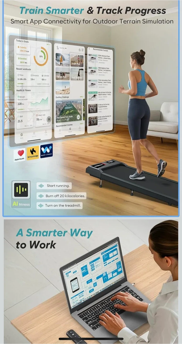 Portable Under Desk Treadmill 2.5 HP image indicator(6)