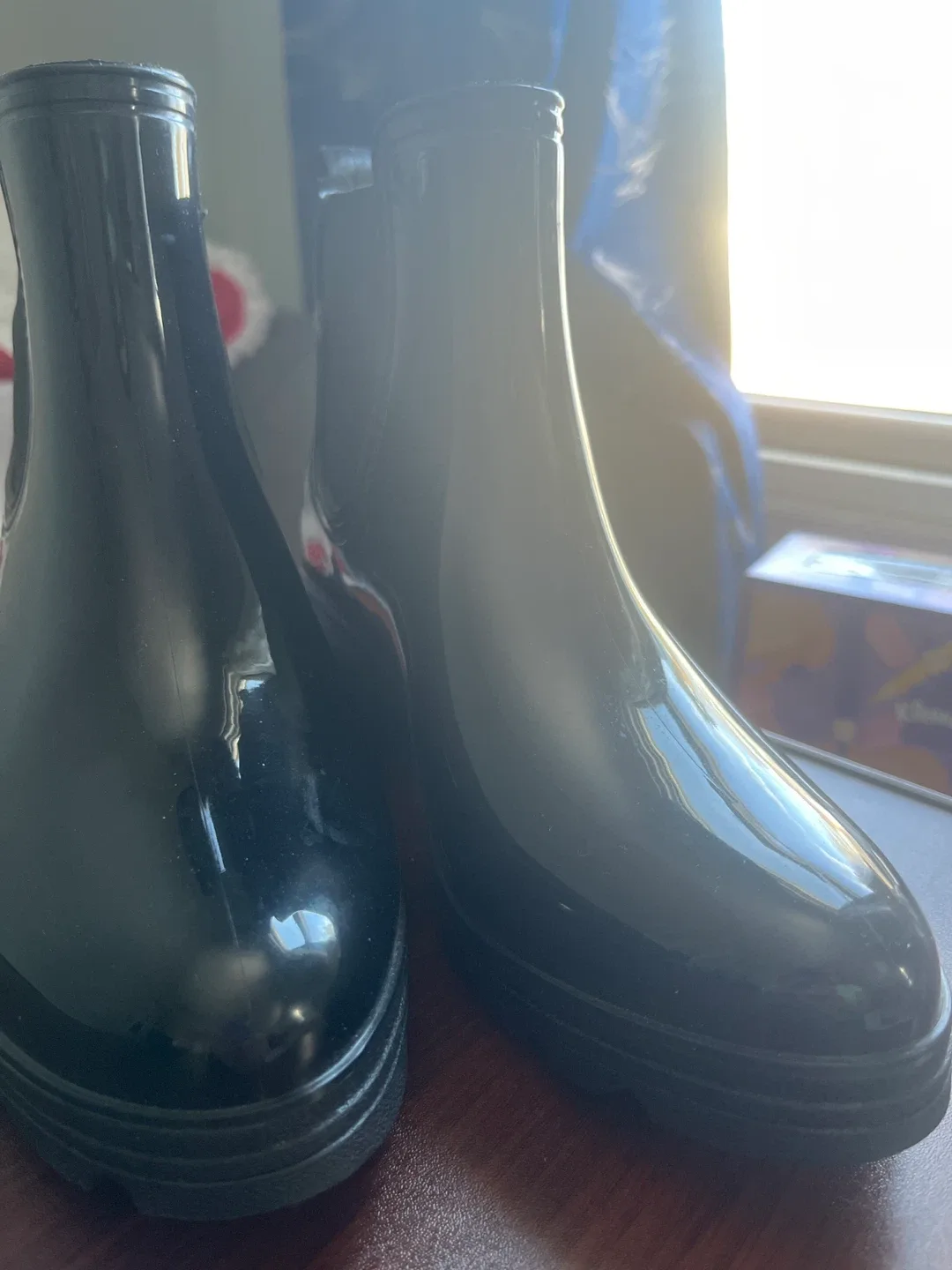 Black Rain Boots - Women's Size 7 image indicator(2)