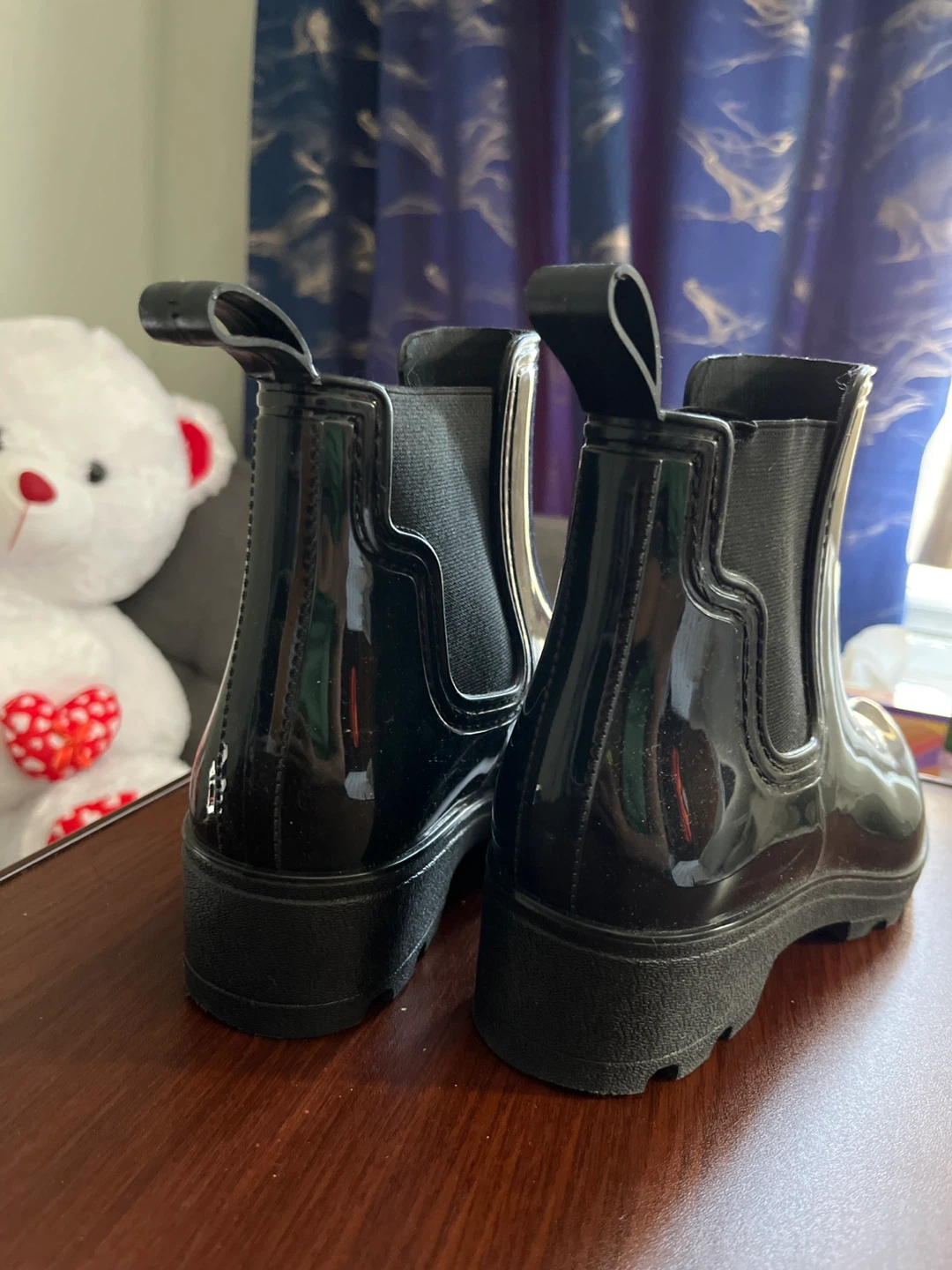 Black Rain Boots - Women's Size 7 - photo 3