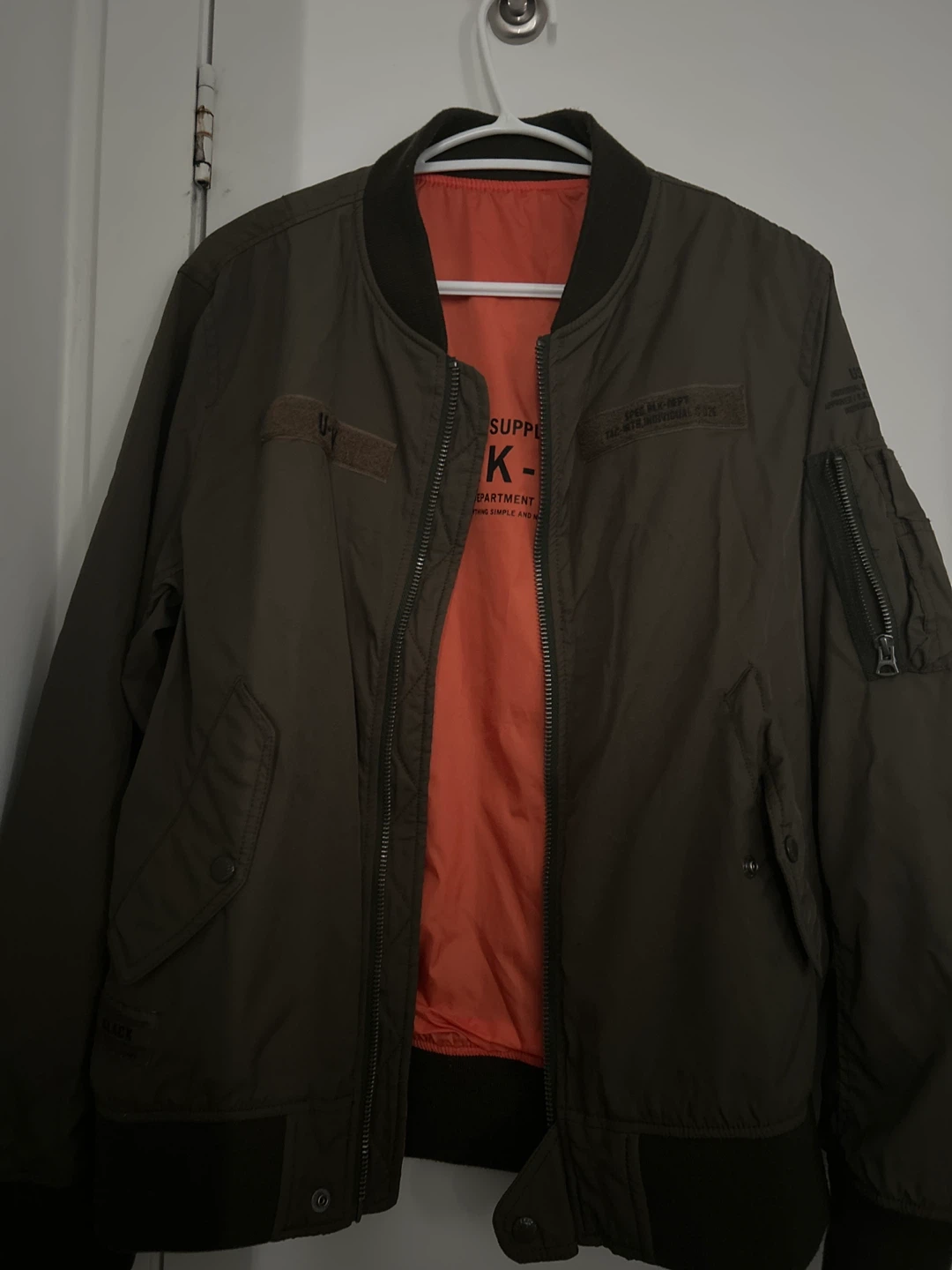 Bomber Jacket - Olive Green - photo 2