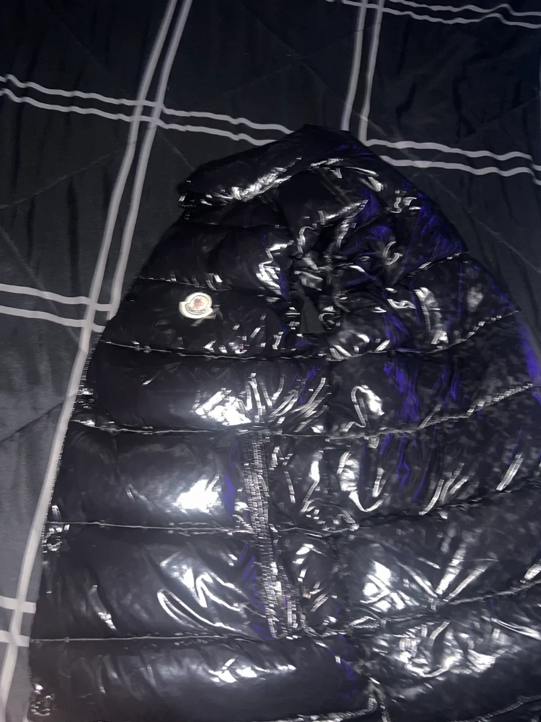 Moncler Black Puffer Jacket 1:1 image indicator(3)