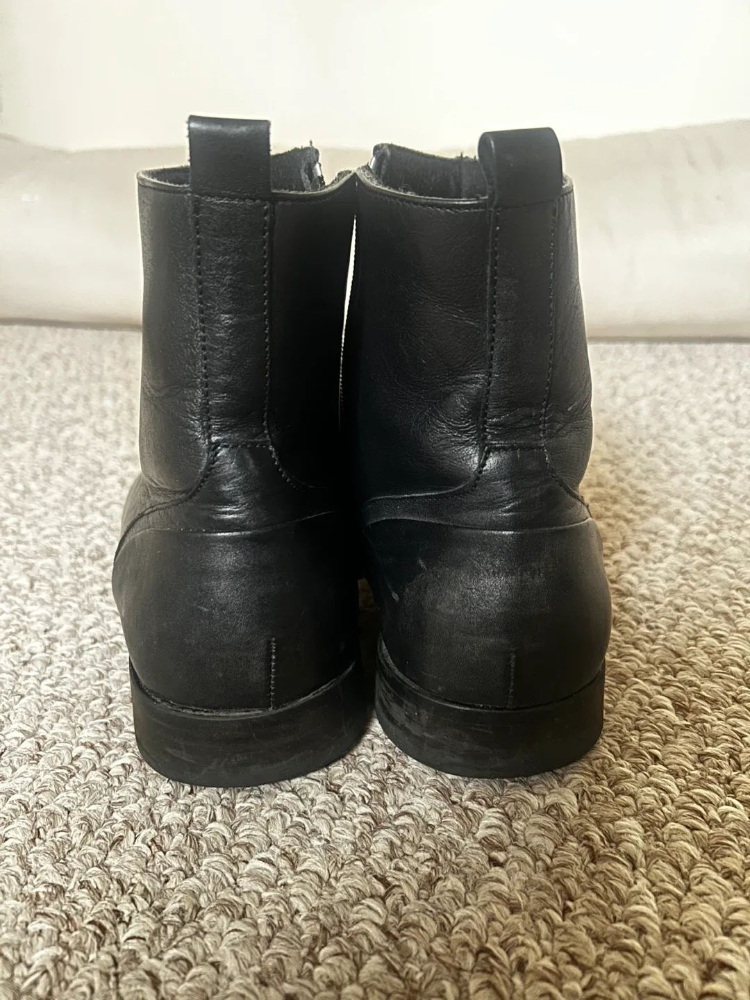 Browns Black Leather Chelsea Ankle Boots Italian - Size 44 image indicator(3)