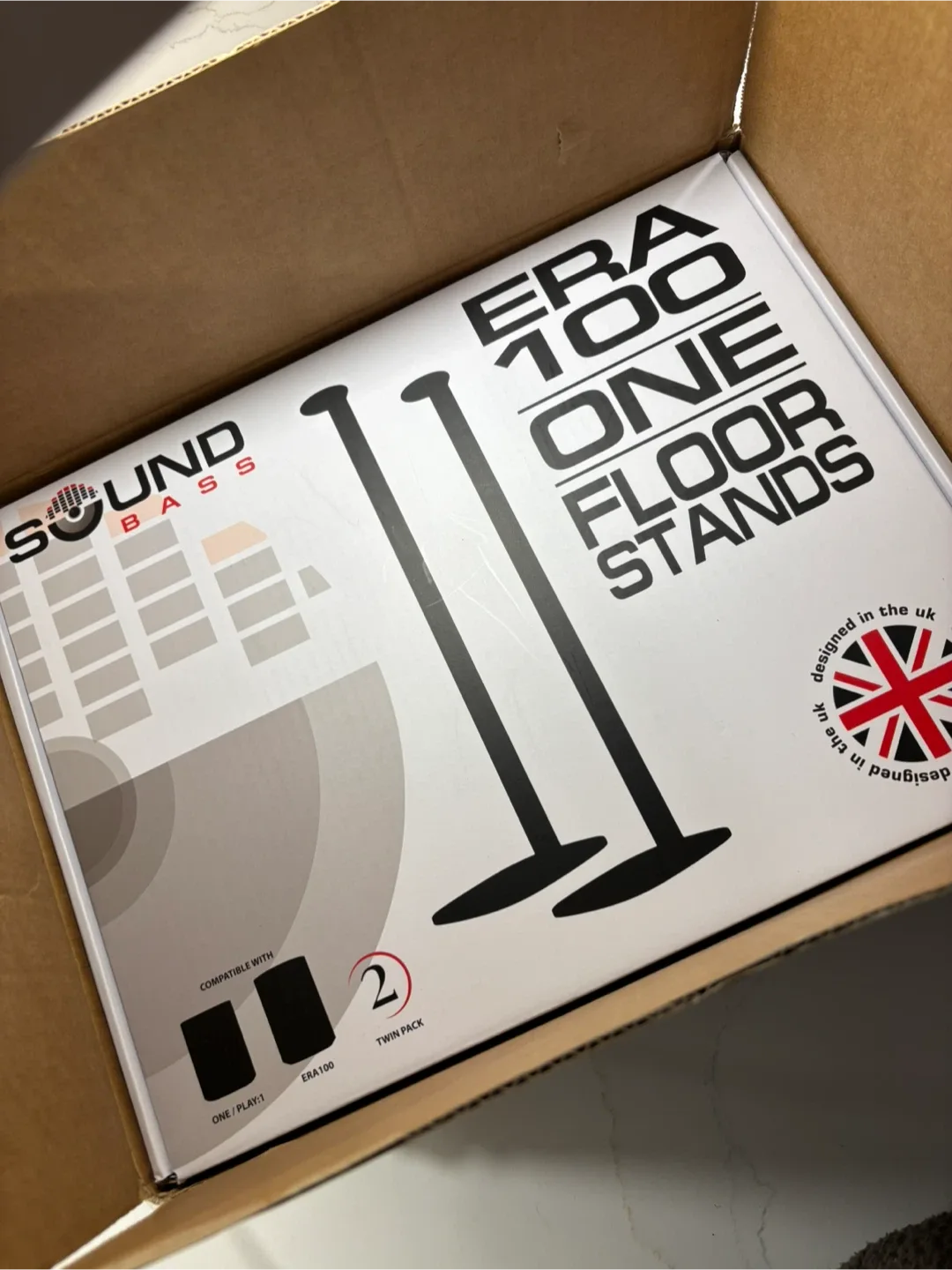 ERA100 Floor Stands, for Sonos Era 100, Sonos One, Play 1 image indicator(7)