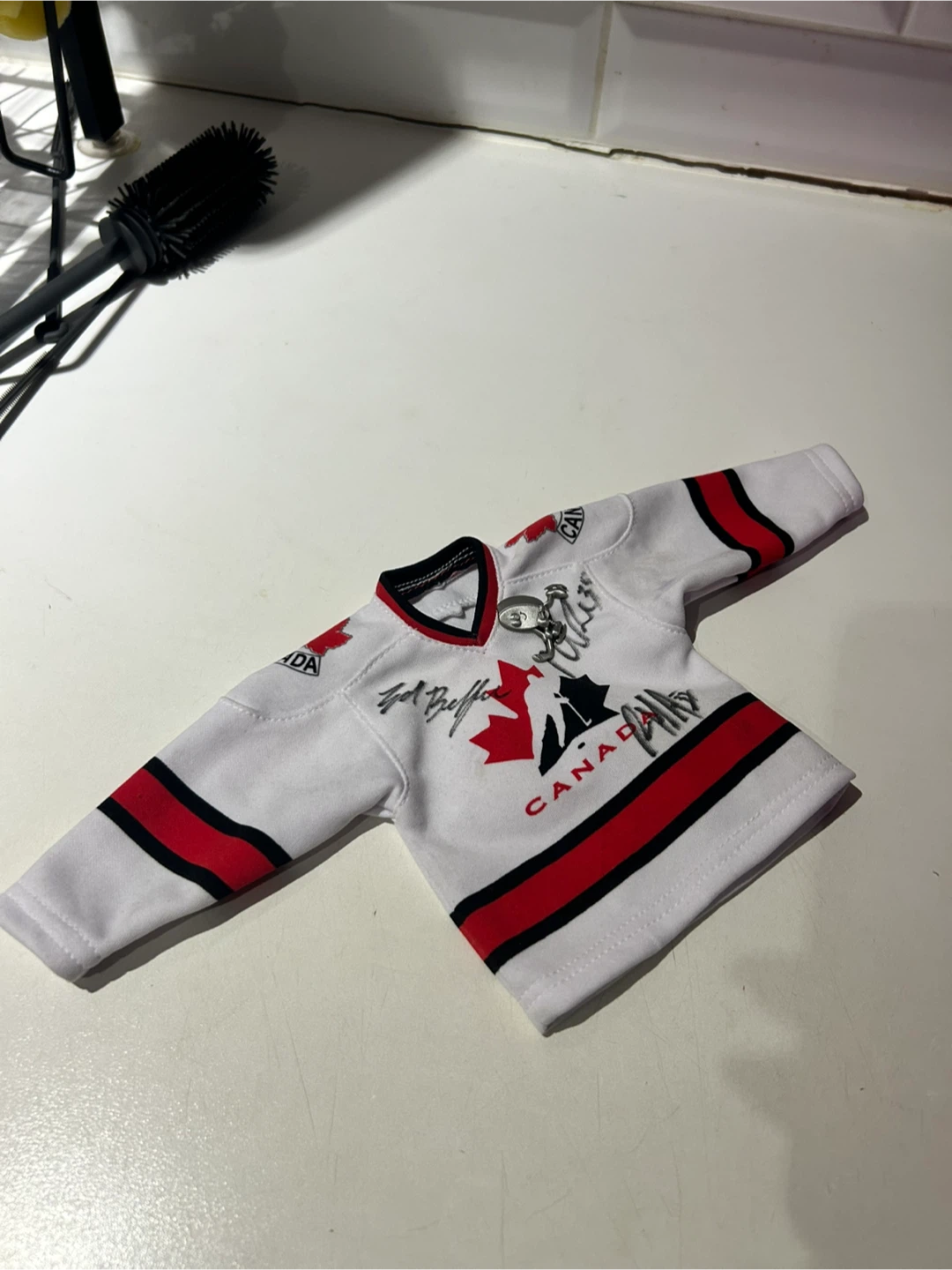 Signed Team Canada Hockey Jersey Mini - photo 2