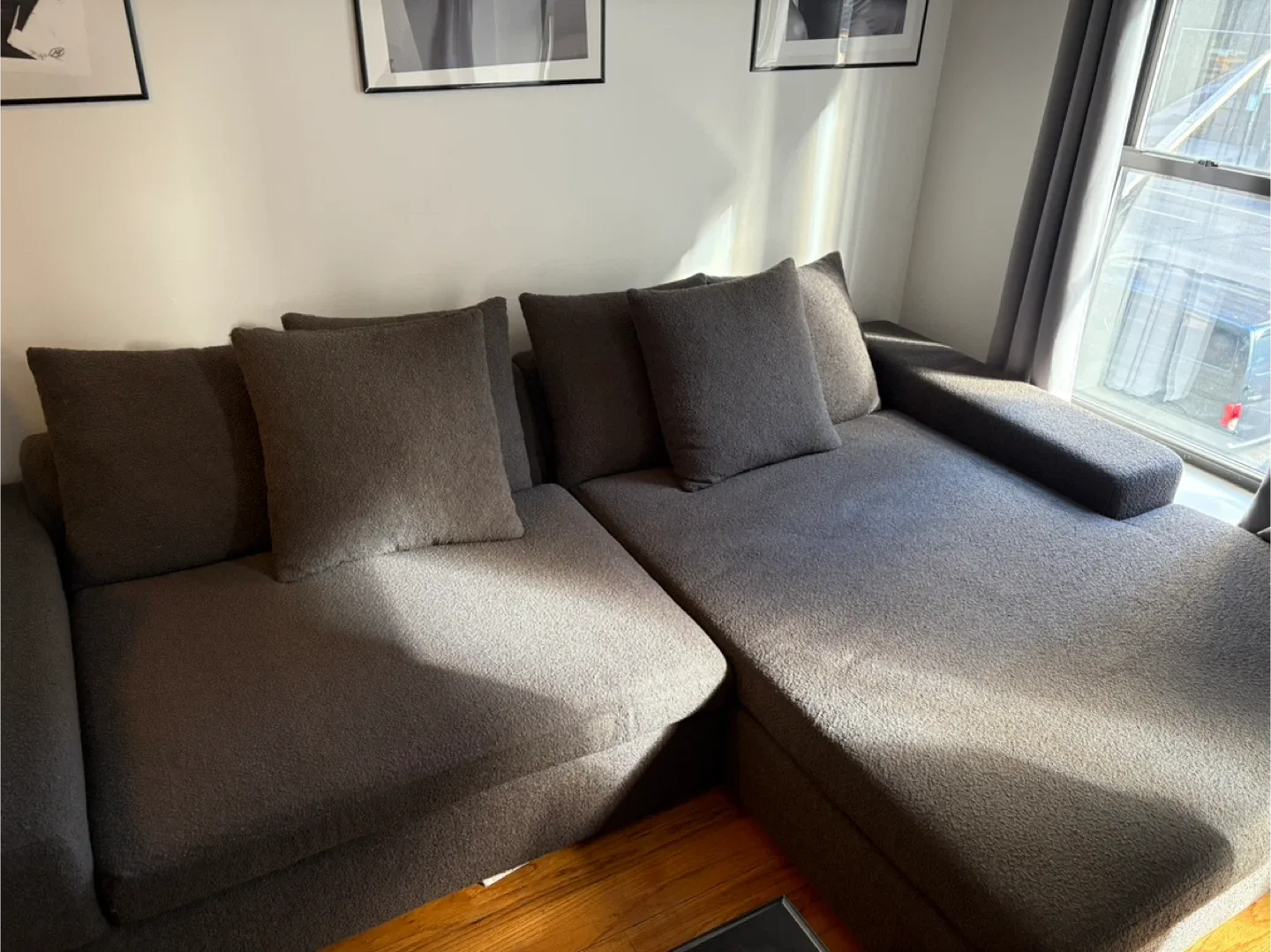 Violet 107" 2 - Wayfair Piece Upholstered Sectional image indicator(5)