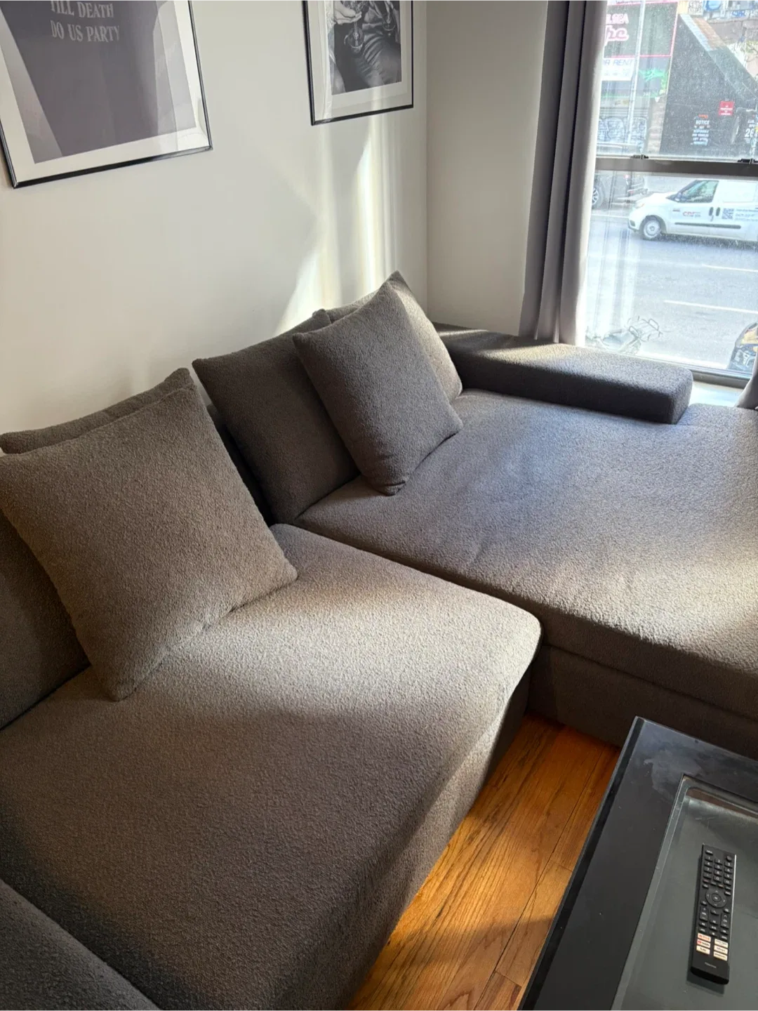 Violet 107" 2 - Wayfair Piece Upholstered Sectional image indicator(3)