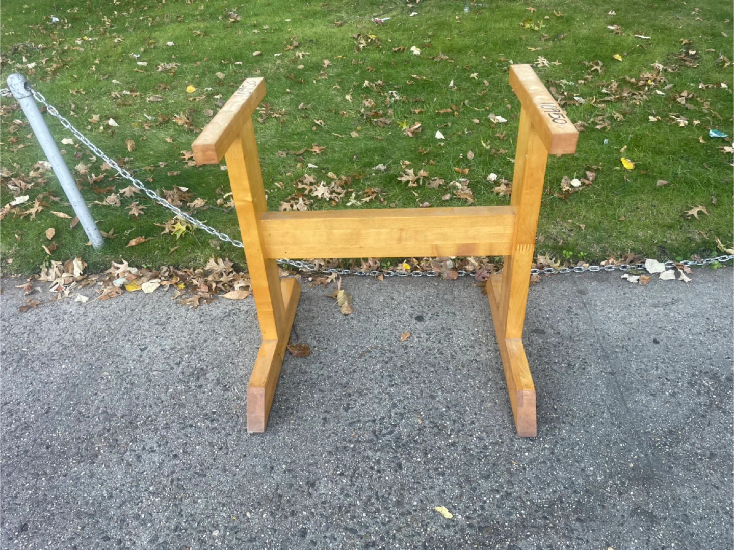 Vintage Mid Century Butcher Block Dining Table - photo 5