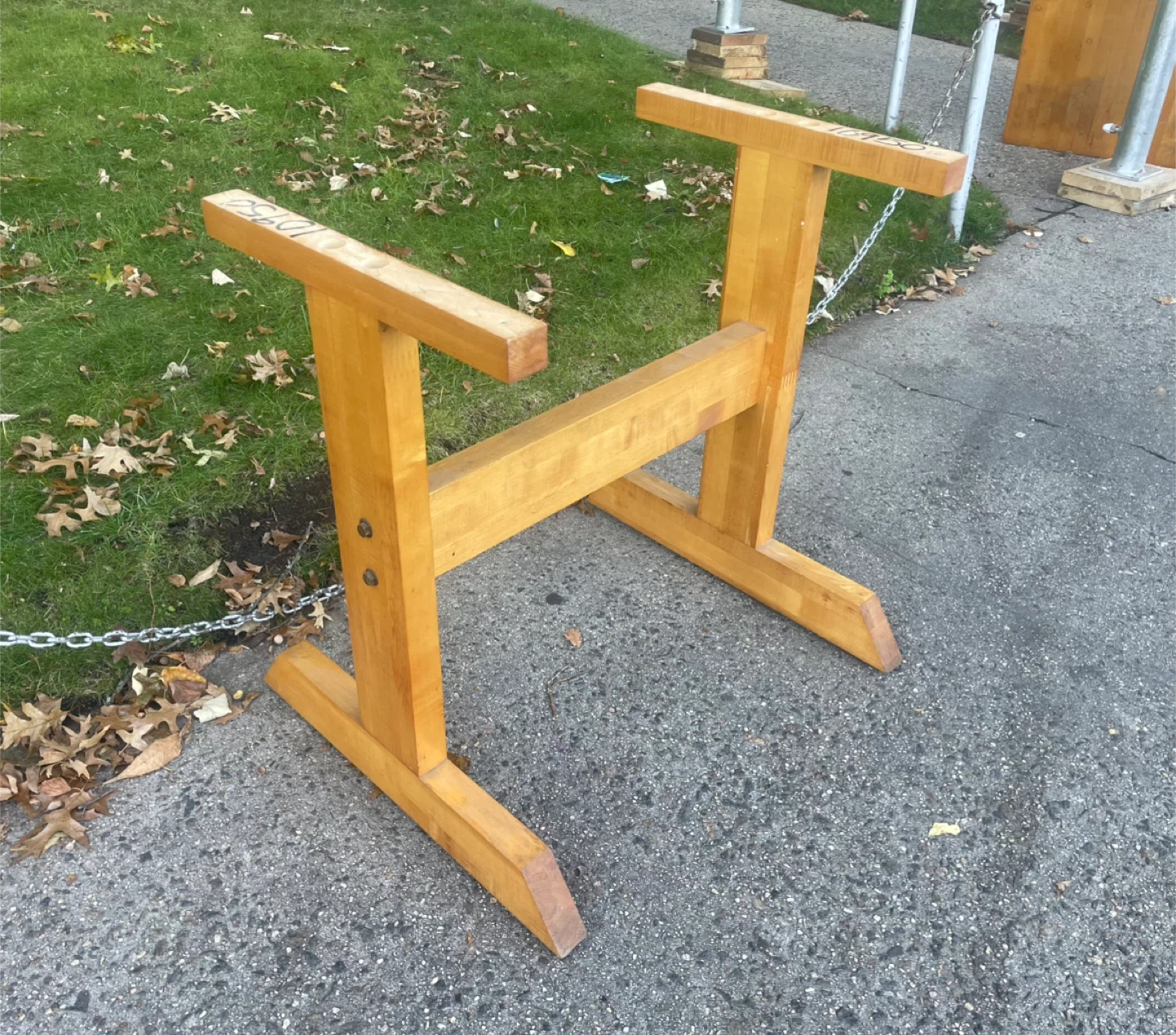 Vintage Mid Century Butcher Block Dining Table - photo 4
