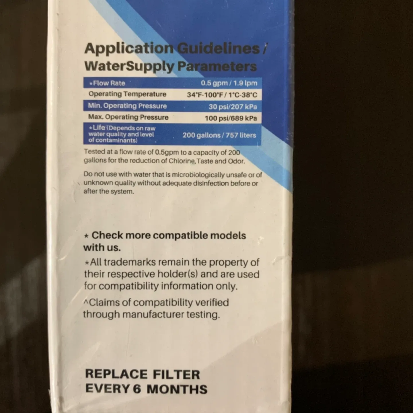 ICEPURE RWF1200A Refrigerator Water Filter image indicator(6)
