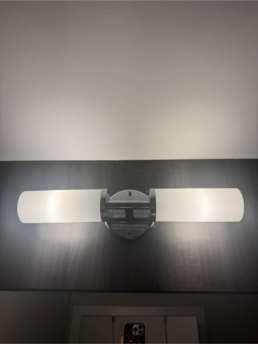 Bathroom Vanity Chrome Light Fixture