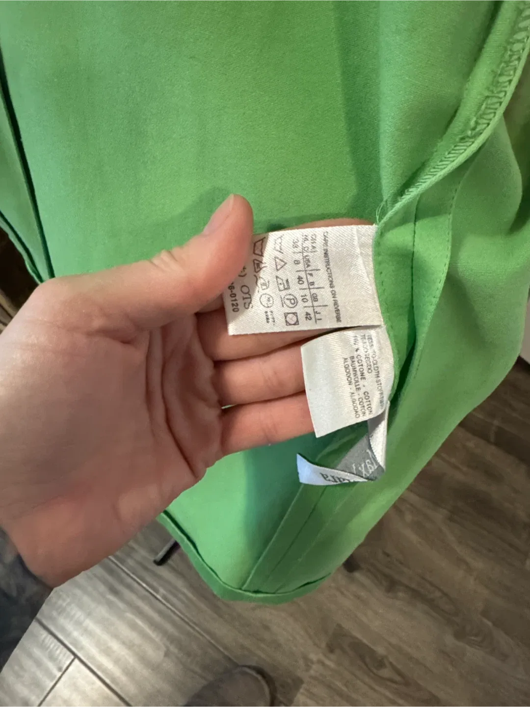 MaxMara Lime Double-Breasted Pea Coat - sz 6 image indicator(7)