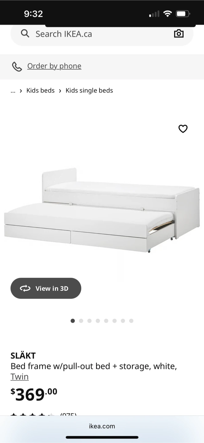 IKEA SLÄKT Bed Frame with Pull-Out Bed - Twin - photo 2