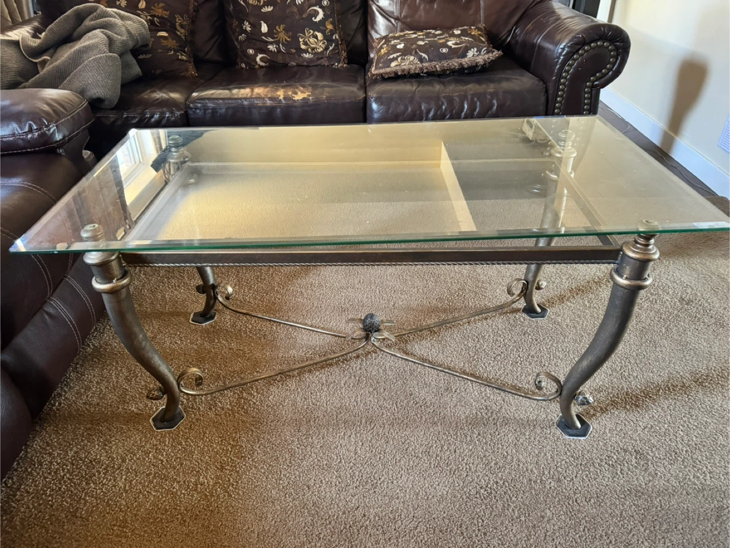 Glass Top Coffee & End Table Set - photo 2