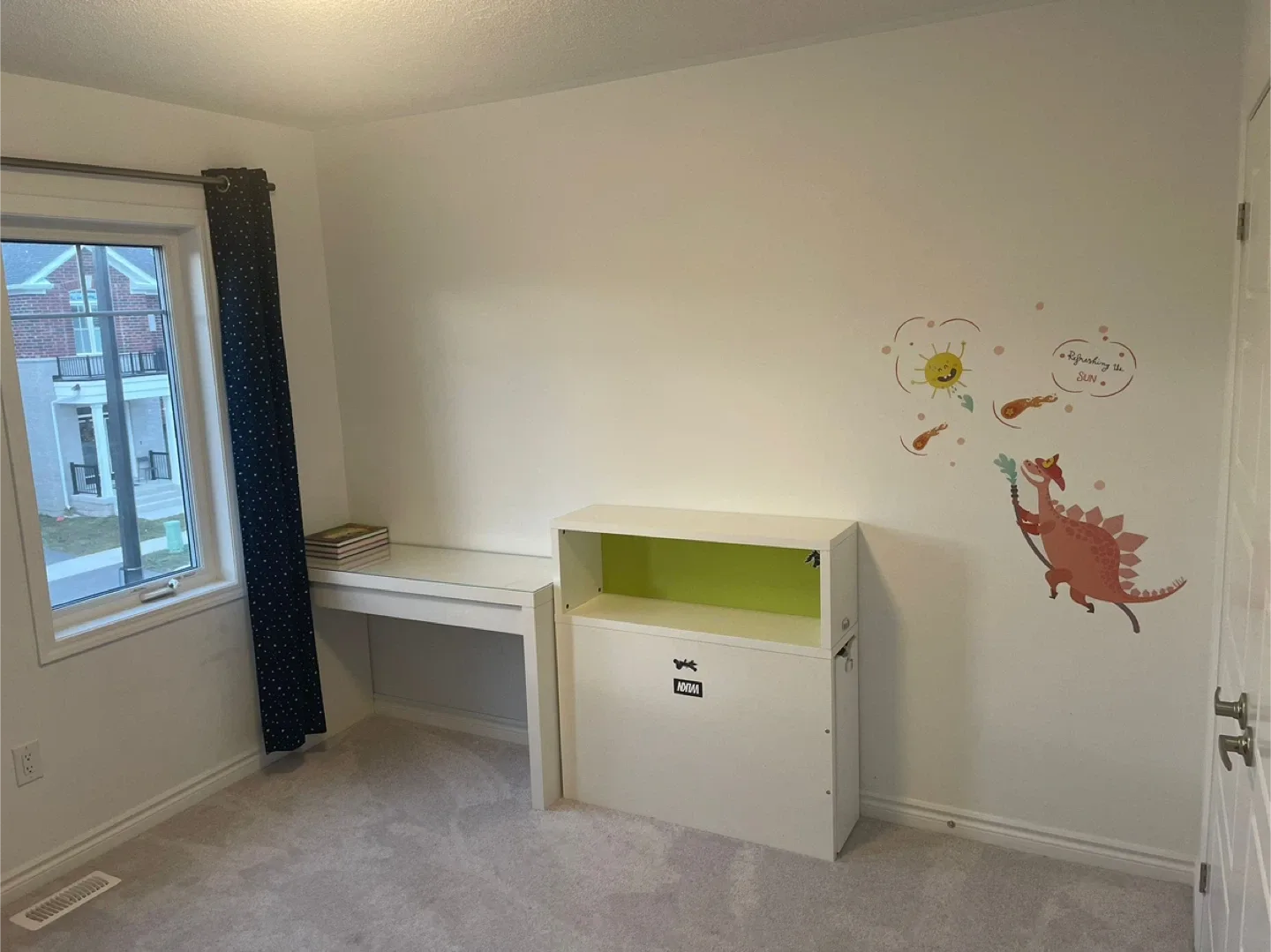 Kids White Bed Frame & Desk $ Head board image indicator(3)