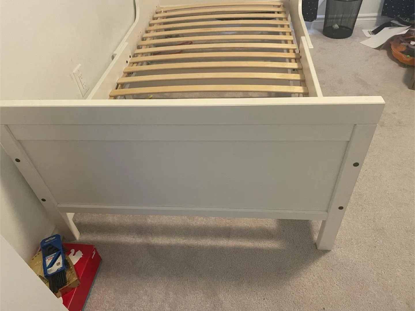 Kids White Bed Frame & Desk $ Head board image indicator(2)