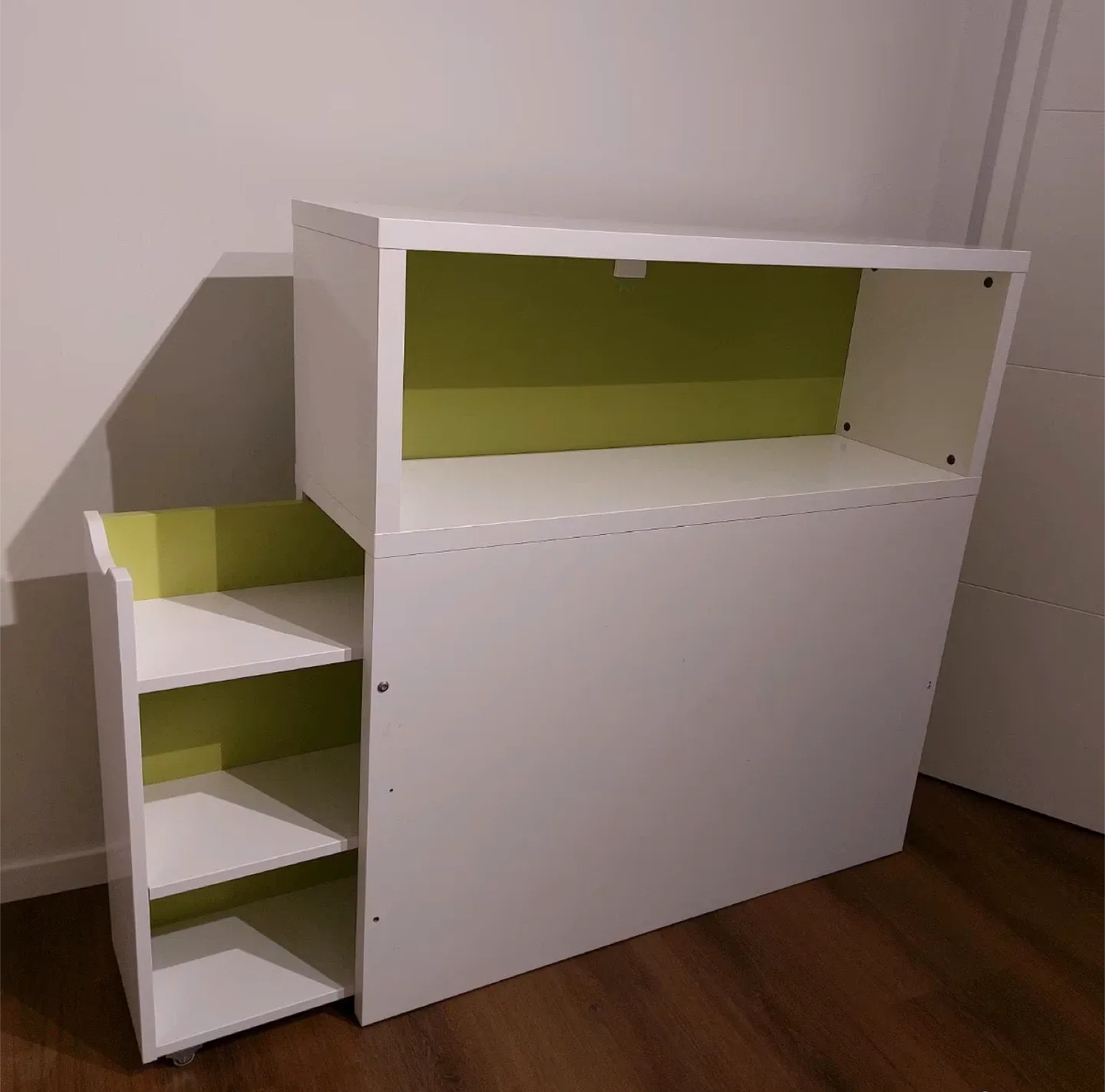 Kids White Bed Frame & Desk $ Head board image indicator(4)