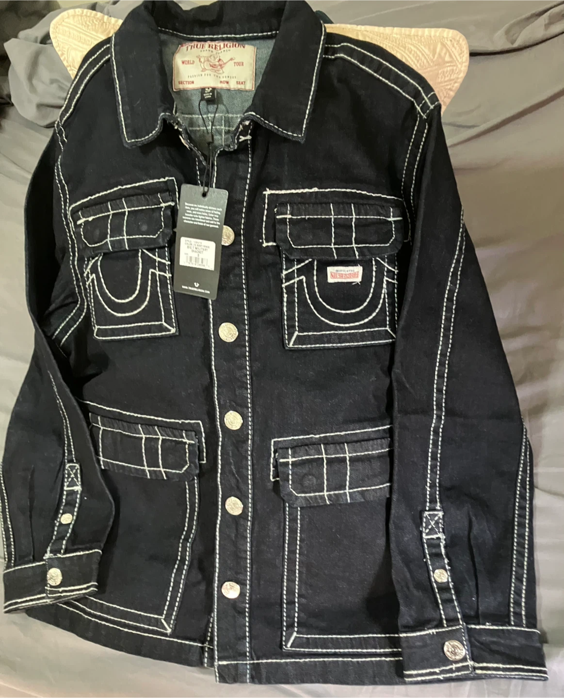 True Religion Military Jean Jacket - photo 2