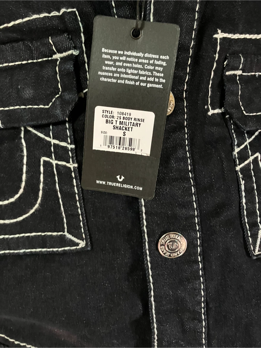 True Religion Military Jean Jacket - photo 4