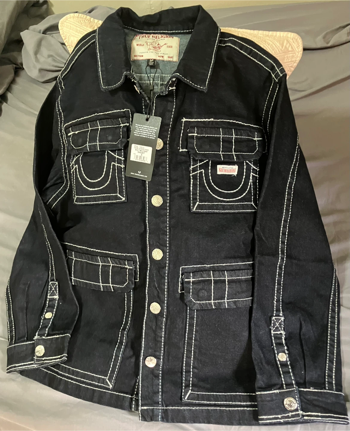 True Religion Military Jean Jacket