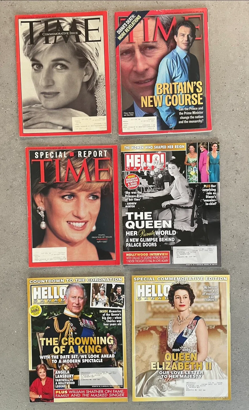 Variety of Magazines - Hello, Time, Maclean's, People image indicator(4)