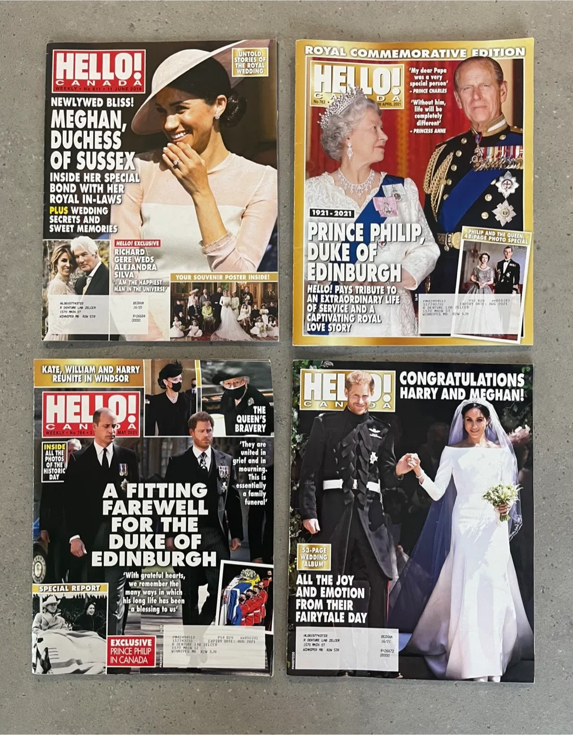 Variety of Magazines - Hello, Time, Maclean's, People image indicator(6)